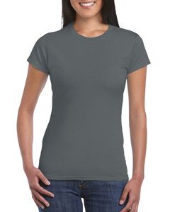 Gildan GN641 - T-shirt manches courtes pour femme Softstyle Charcoal