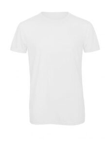 B&C BC055 - Tee-shirt homme Tri-blend Blanc