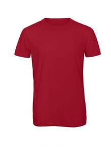 B&C BC055 - Tee-shirt homme Tri-blend Red
