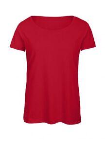 B&C BC056 - Tee-shirt femme Tri-blend Red