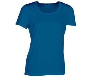 SANS ÉTIQUETTE SE101 - Tee-shirt respirant femme sans étiquette de marque Aqua