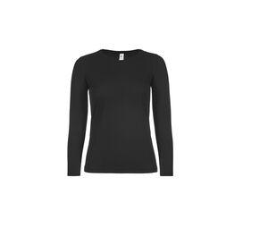 B&C BC06T - Tee-shirt femme manches longues Noir