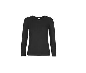 B&C BC08T - Tee-shirt femme manches longues Noir