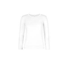 B&C BC08T - Tee-shirt femme manches longues Blanc