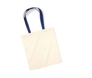 WESTFORD MILL W101C - Sac shopping avec anses contrastées Natural/ French Navy