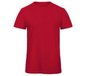 B&C BC046 - Tee-shirt homme en coton organique Chic Red