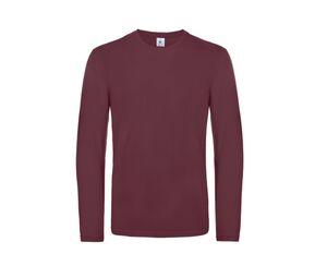 B&C BC07T - Tee-shirt homme manches longues Bourgogne