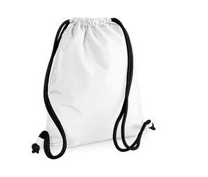 BAG BASE BG110 - Sac gym premium Blanc-Noir