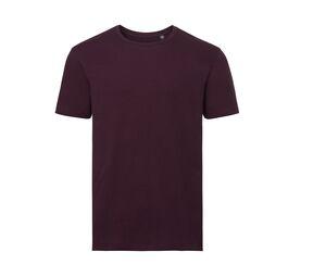 RUSSELL RU108M - T-shirt organique homme Bourgogne