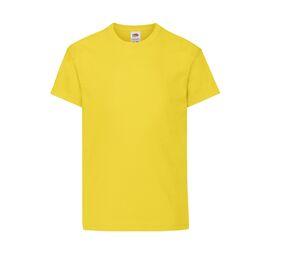 FRUIT OF THE LOOM SC1019 - Tee-shirt manche courte enfant Yellow