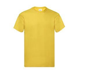 Fruit of the Loom SC220 - T-Shirt Col Rond Homme Yellow