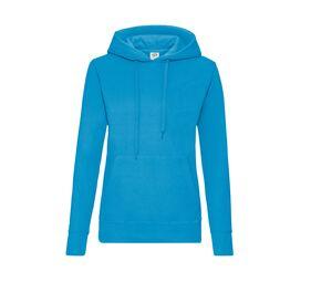 FRUIT OF THE LOOM SC269 - Lady-Fit Hooded Sweat Azur