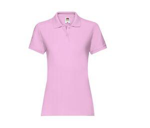 FRUIT OF THE LOOM SC386 - Polo femme coton 180 Light Pink