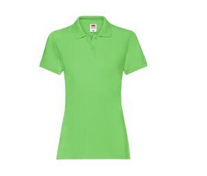 FRUIT OF THE LOOM SC386 - Polo femme coton 180 Lime