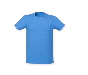 SF Men SF121 - Tee-shirt stretch homme Bleu Cendré