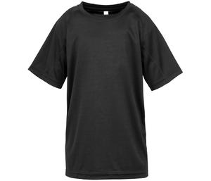 SPIRO SP287J - Tee-shirt respirant enfant AIRCOOL Noir