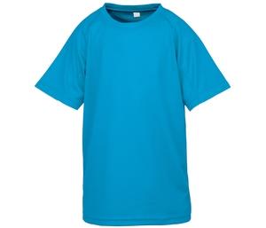 SPIRO SP287J - Tee-shirt respirant enfant AIRCOOL Océan Blue