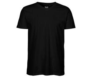 NEUTRAL O61005 - T-shirt homme col V Noir