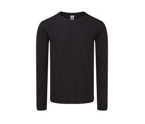 FRUIT OF THE LOOM SC153 - T-shirt manches longues Noir