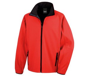 RESULT RS231 - Mens Printable Soft-Shell Jacket Rouge/Noir