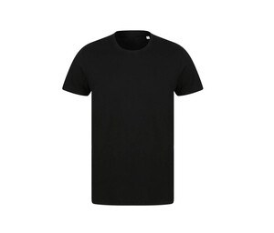 SF Men SF130 - Tee-shirt unisexe en coton régénéré et en polyester recyclé Noir