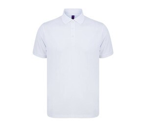 HENBURY HY465 - Polo homme en polyester recyclé Blanc