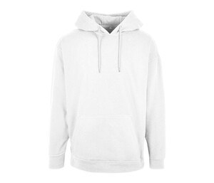 BUILD YOUR BRAND BYB006 - Sweat capuche ample Blanc